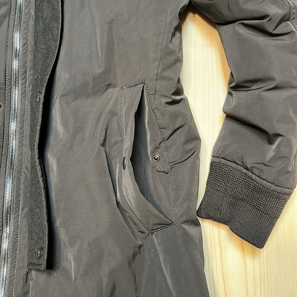 Solid Homme (Wooyoungmi) Long Black Bomber Jacket - Picture 6 of 12